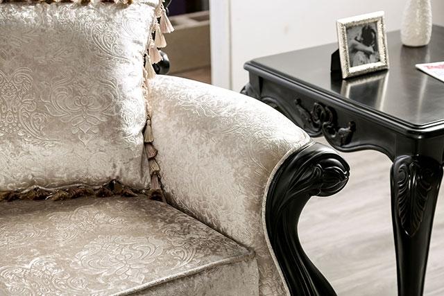 Acapulco White & Espresso Loveseat - Image 17