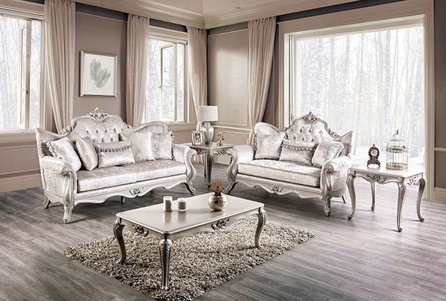Acapulco White & Espresso Loveseat - Image 2