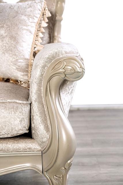 Acapulco White & Espresso Loveseat - Image 7