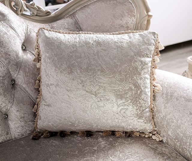 Acapulco White & Espresso Sofa - Image 4