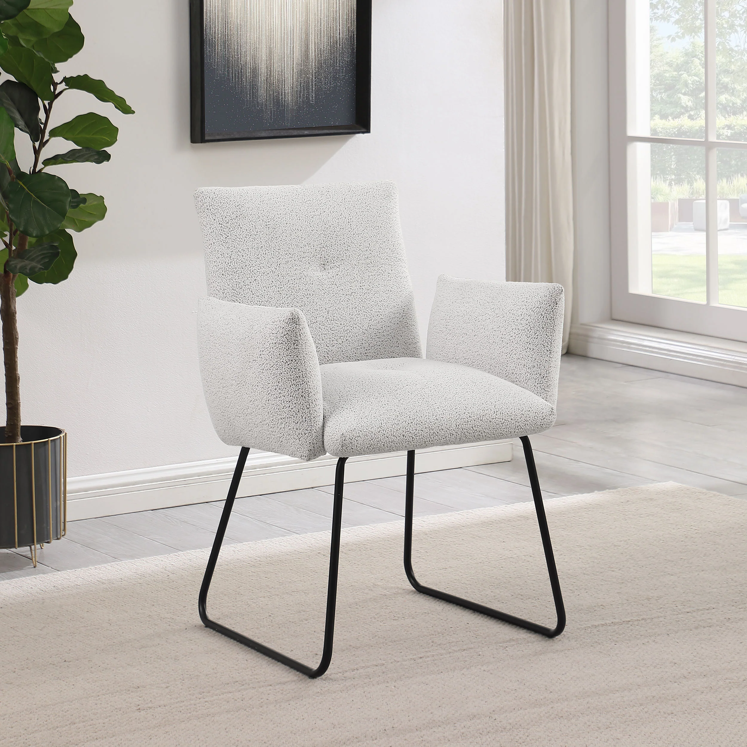 Ackland Dining Arm Chair - Image 2