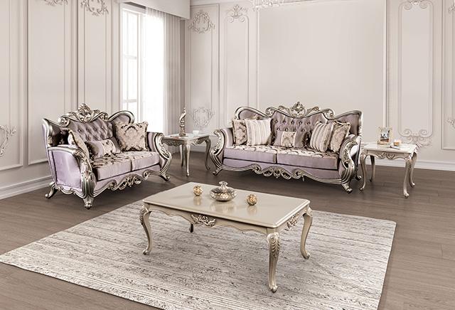 Albacete Sofa Campage & Walnut - Image 3