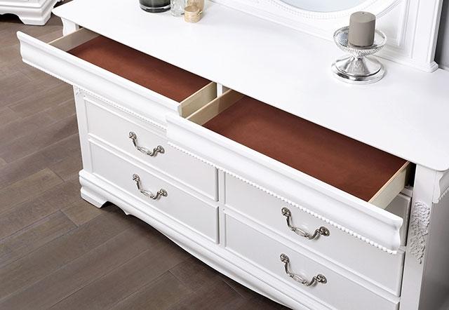 ALECIA Dresser, White - Image 3