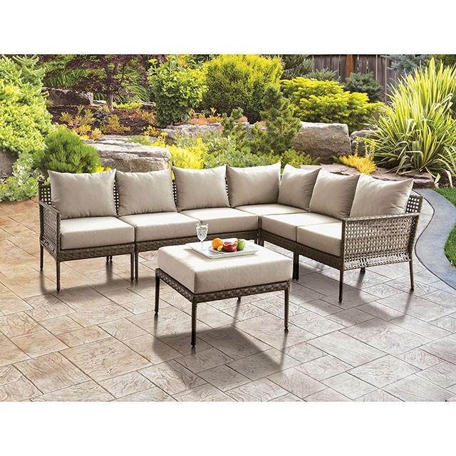 ALEISHA Patio Ottoman - Image 2