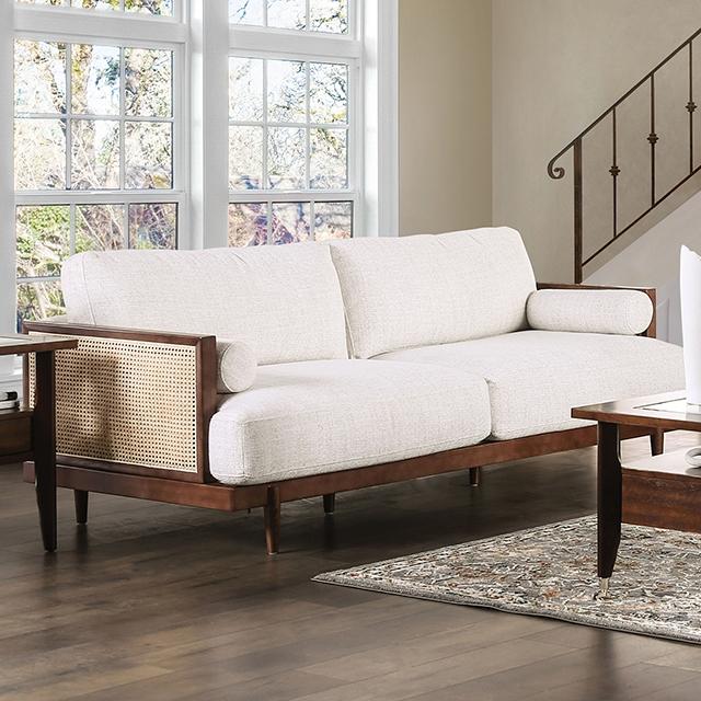 ALESUND Sofa, Beige/Light Oak, Natural & Brown - Image 8