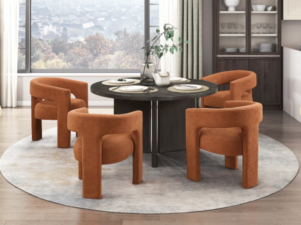 Alexa 5 Pc. Round Dining Set - Image 2