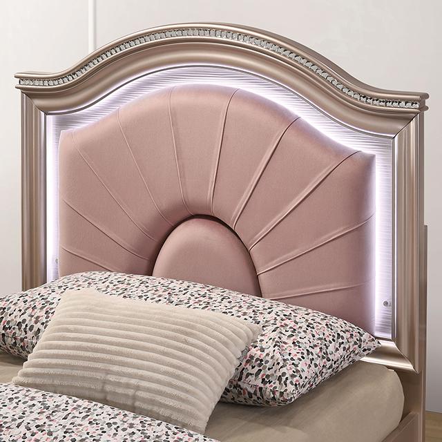 Allie Bed Beige & Pink - Image 10