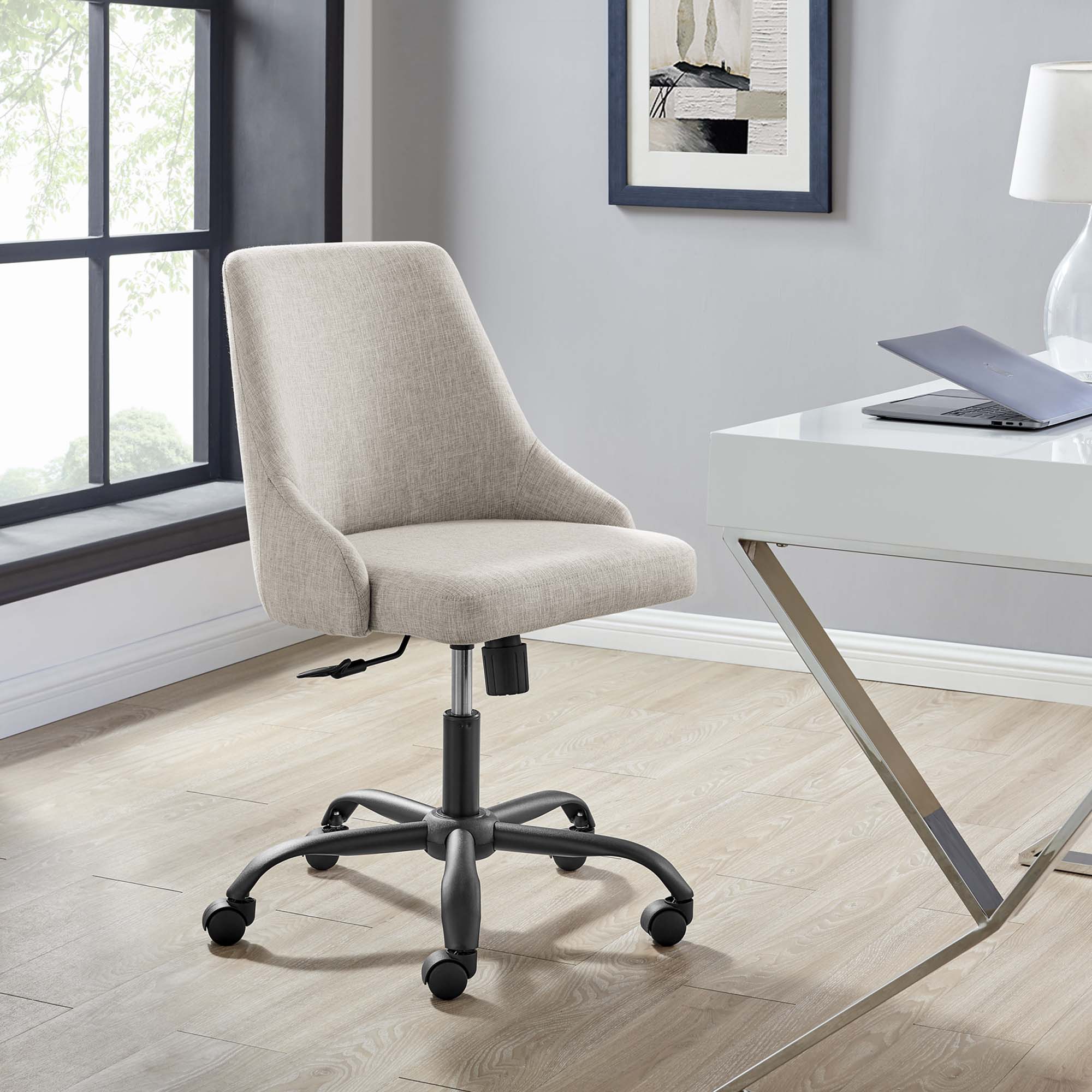 Ally Beige Office Chair
