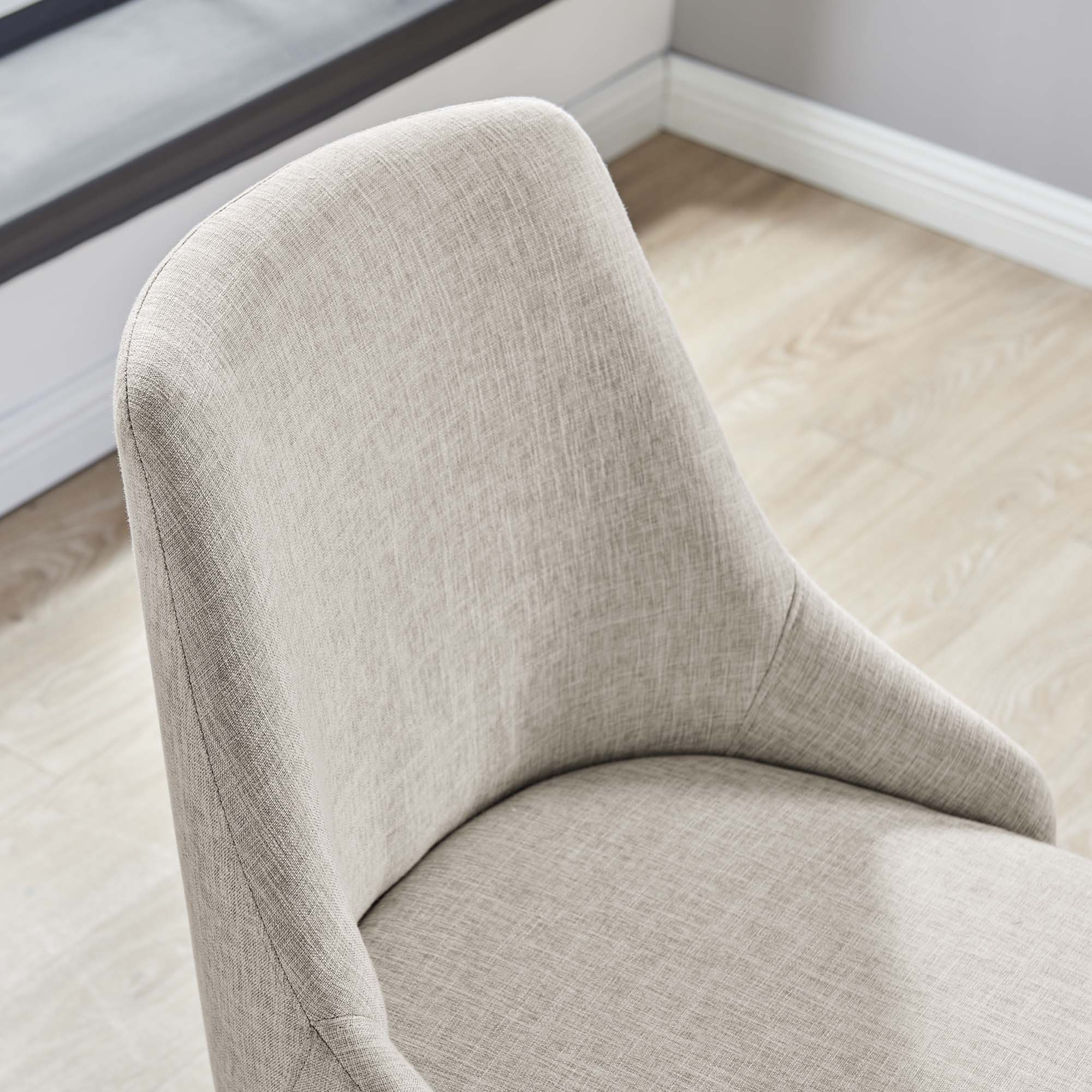 Ally Beige Office Chair - Image 3