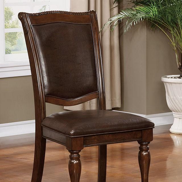 Alpena Brown Cherry/Espresso Arm Chair & Side Chair (2/CTN) - Image 4