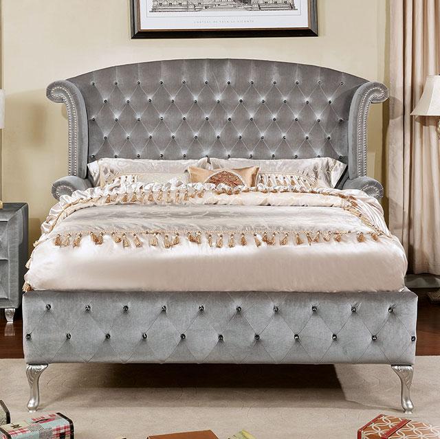 Alzir Gray & Black Queen & E.King Bed - Image 6