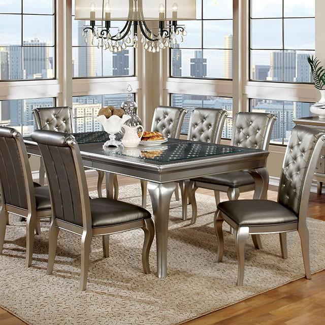 Amina Champagne Dining Table - Image 2