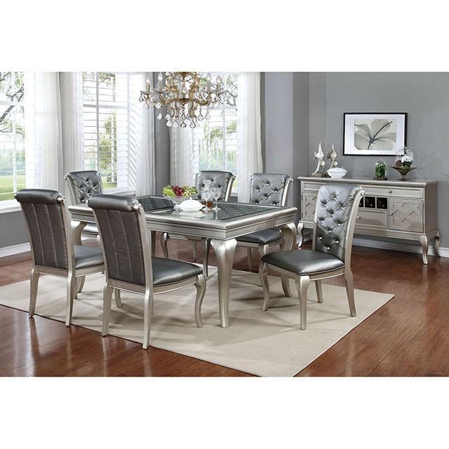 Amina Champagne Dining Table - Image 3