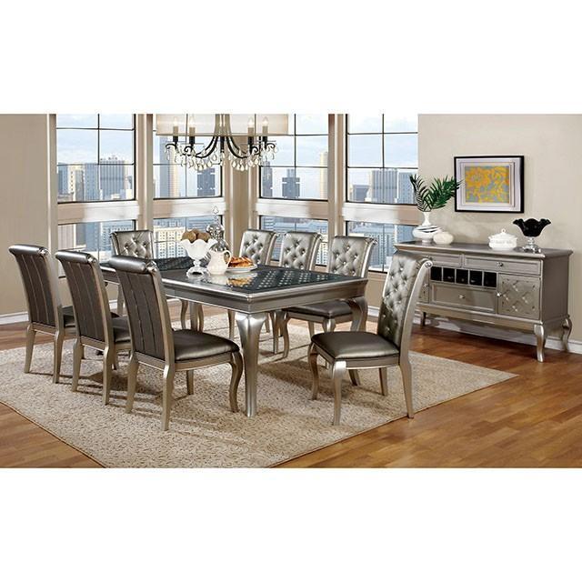 Amina Champagne Dining Table - Image 5