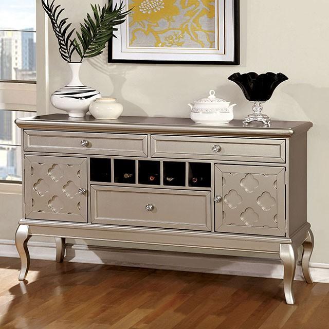 Amina Champagne Dining Table - Image 9