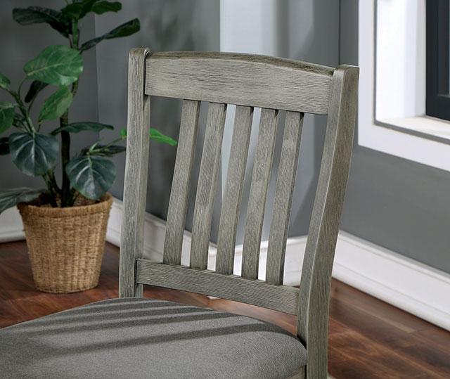 ANAYA Counter Ht. Chair (2/CTN), Gray/Lt. Gray - Image 3