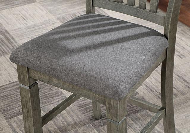 ANAYA Counter Ht. Chair (2/CTN), Gray/Lt. Gray - Image 4