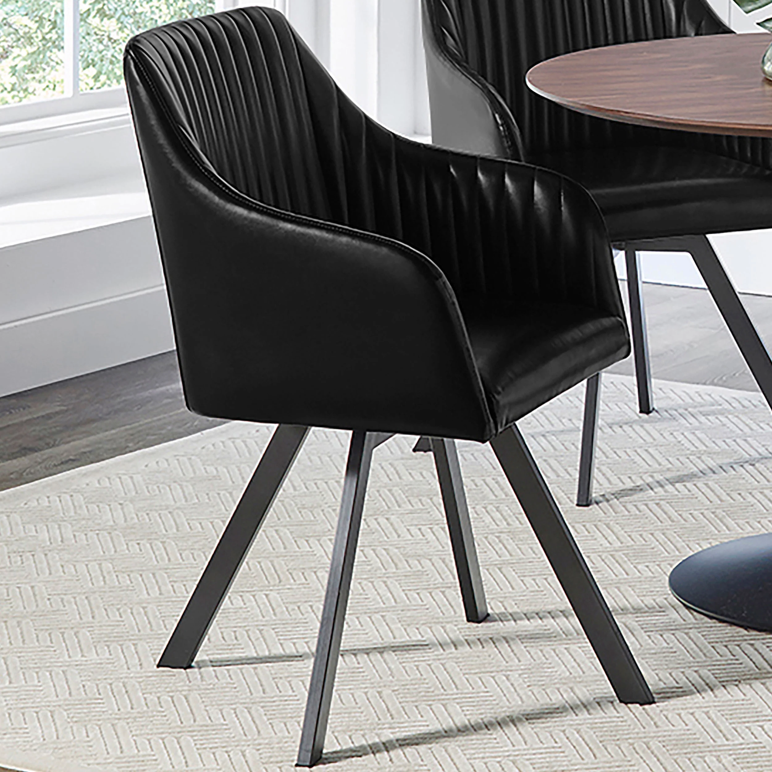 Arika Swivel Dining Arm Chair - Image 2