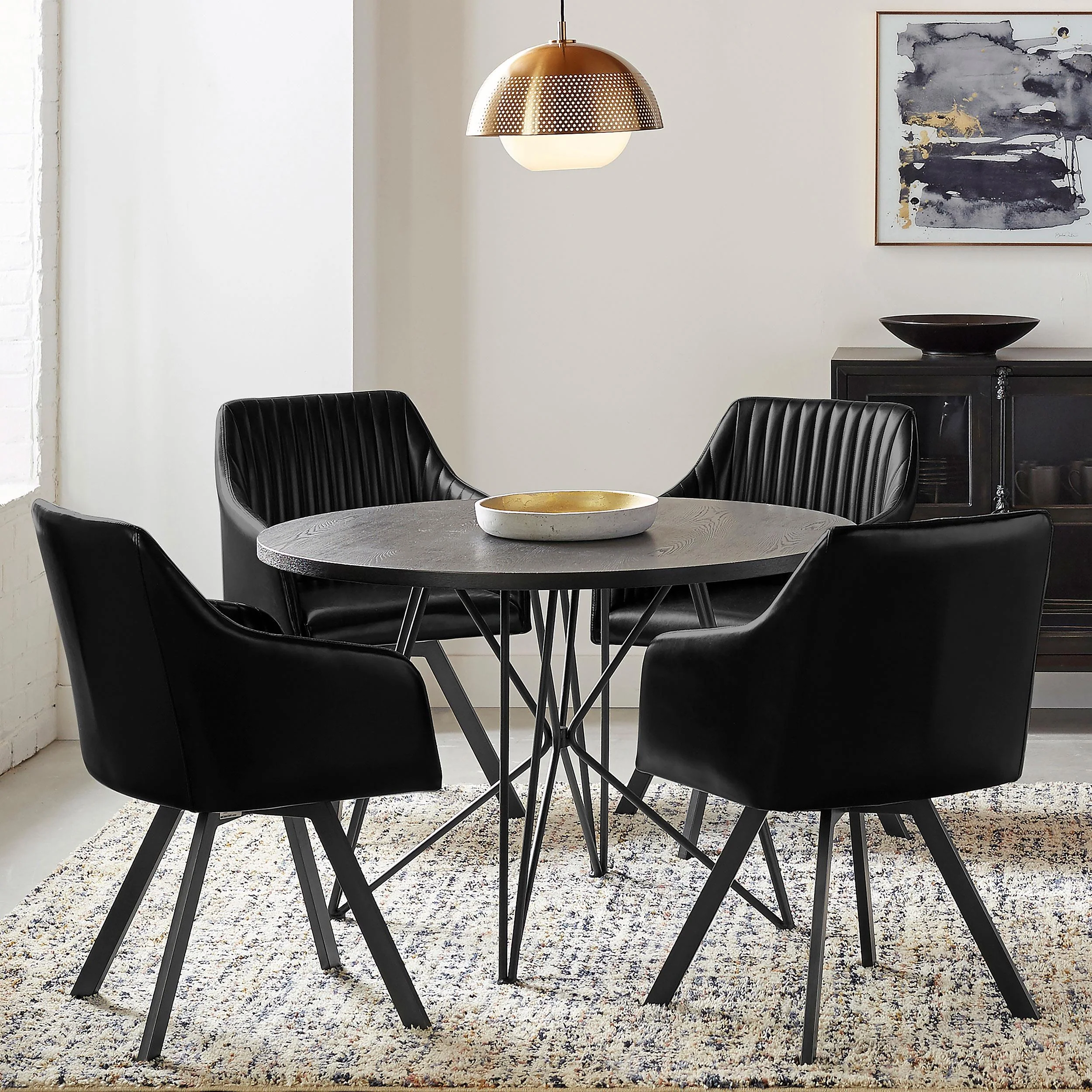 Arika Swivel Dining Arm Chair - Image 7