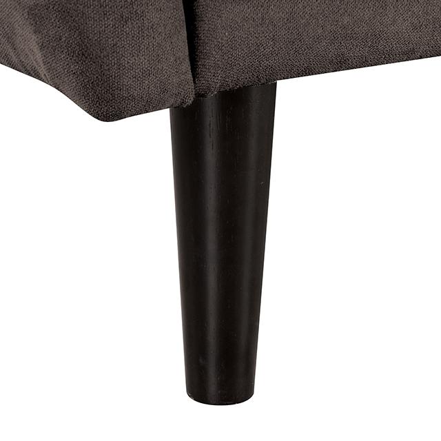 Aristide Futon Sofa Grey & Brown - Image 11