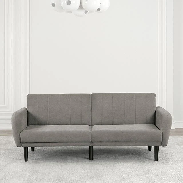 Aristide Futon Sofa Grey & Brown - Image 2