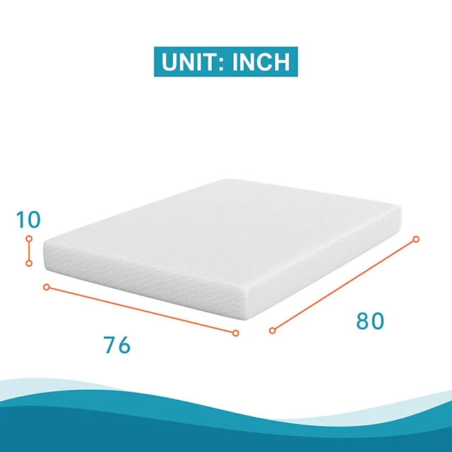 Artemisia 10" Cal.King Memory Foam Mattress - Image 3