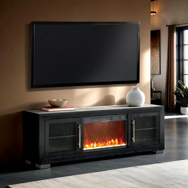 Ashbourne 60" & 72" TV Stand w/ Fire Place - Image 10
