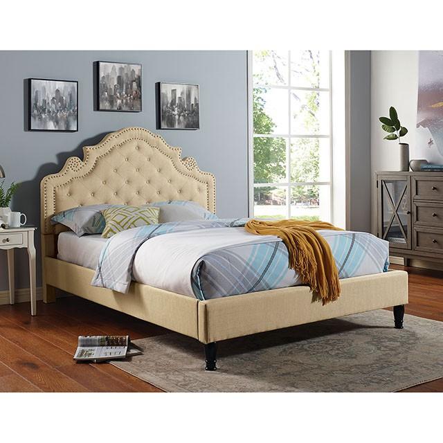Aubree Bed Beige - Image 2