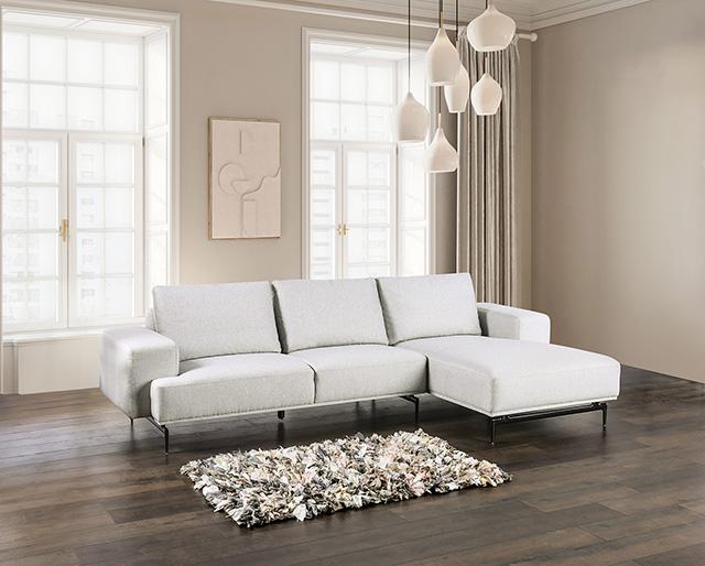 Baerum Sectional, Left & Right Chaise Beige & Gray - Image 15