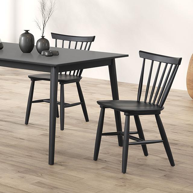 Beale Dining Table Walnut & Black - Image 10