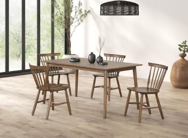 Beale Dining Table Walnut & Black - Image 2