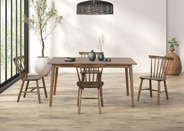 Beale Dining Table Walnut & Black - Image 3