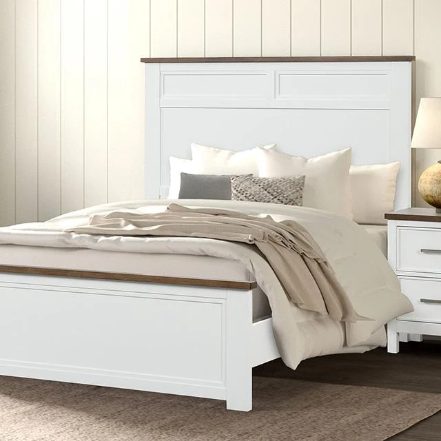 Bed Pinetop Blue & White - Image 3
