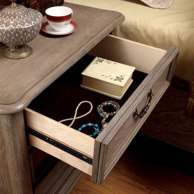 BELGRADE I Rustic Natural Tone Night Stand - Image 4