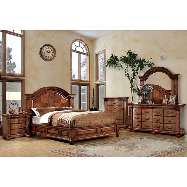 Bellagrand Antique Tobacco Oak Chest - Image 2