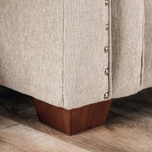 BELSIZE Loveseat Grey, Beige, & Choclate - Image 11