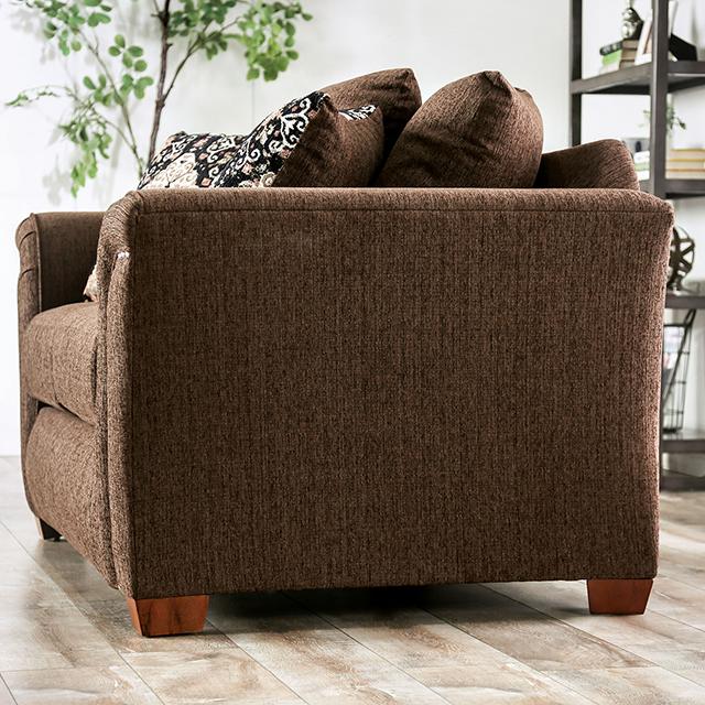 BELSIZE Loveseat Grey, Beige, & Choclate - Image 24