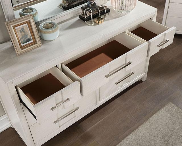 Berenice Dresser White, Gray, & Espresso - Image 9