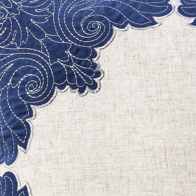 Beth Natural/Indigo 20" X 20" Pillow, Natural & Indigo (2/CTN) - Image 2