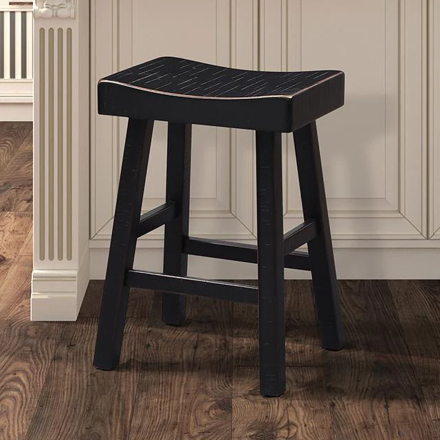 Biasca 24" Stool (2/CTN) White, Brown, & Black - Image 8