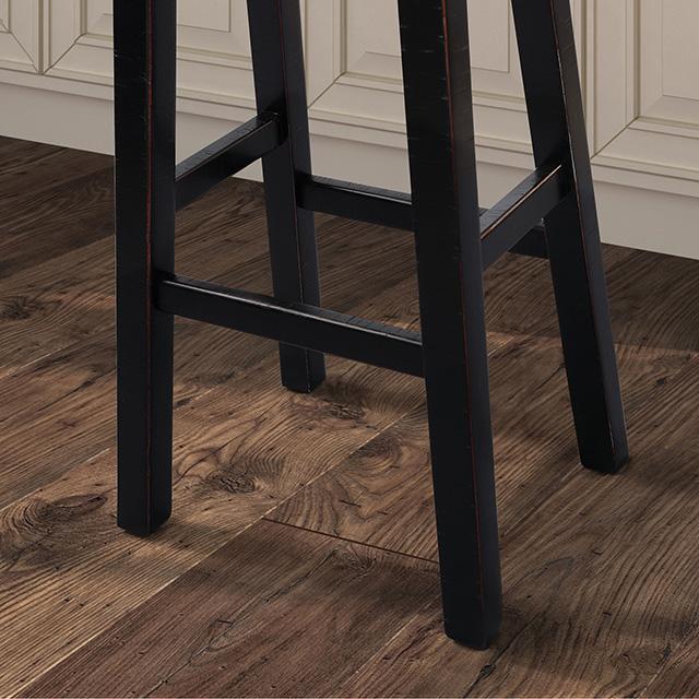 Biasca 29" Stool (2/CTN) White, Brown, & Black - Image 11
