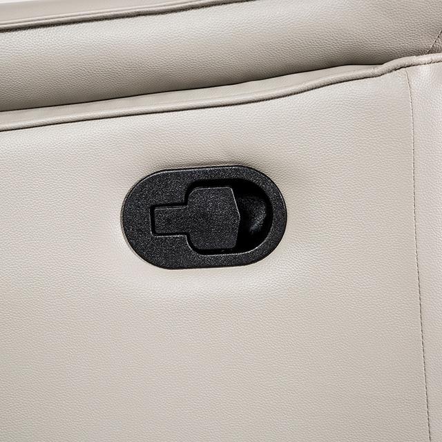 Bienne Recliner Chair White & Black - Image 7