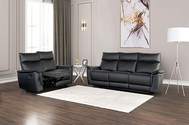 Bienne Recliner Chair White & Black - Image 9