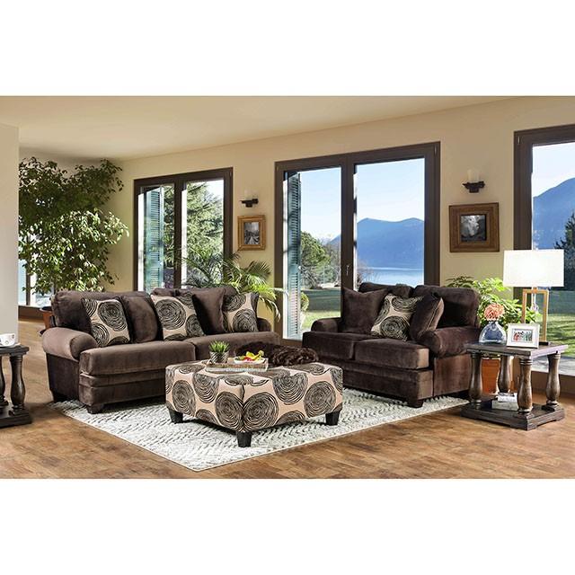 Bonaventura Brown Sofa - Image 2