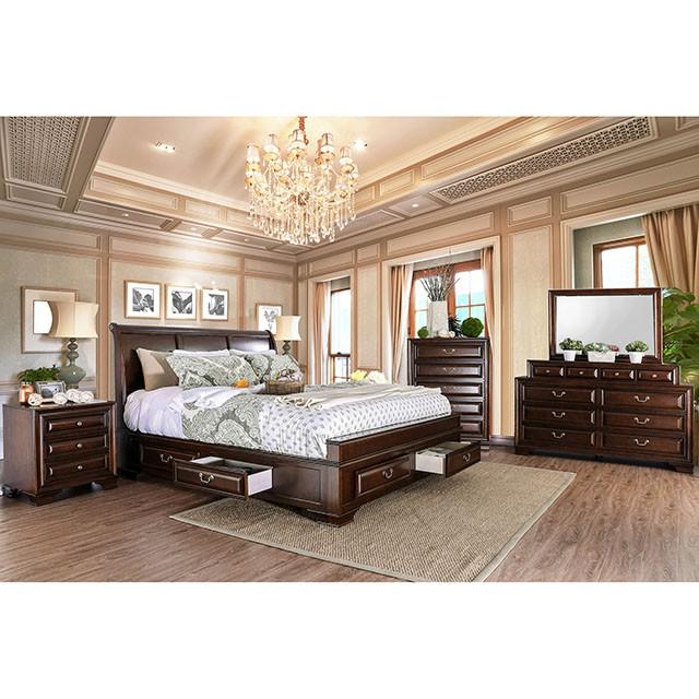 Brandt Bed Chrome & Gray - Image 2