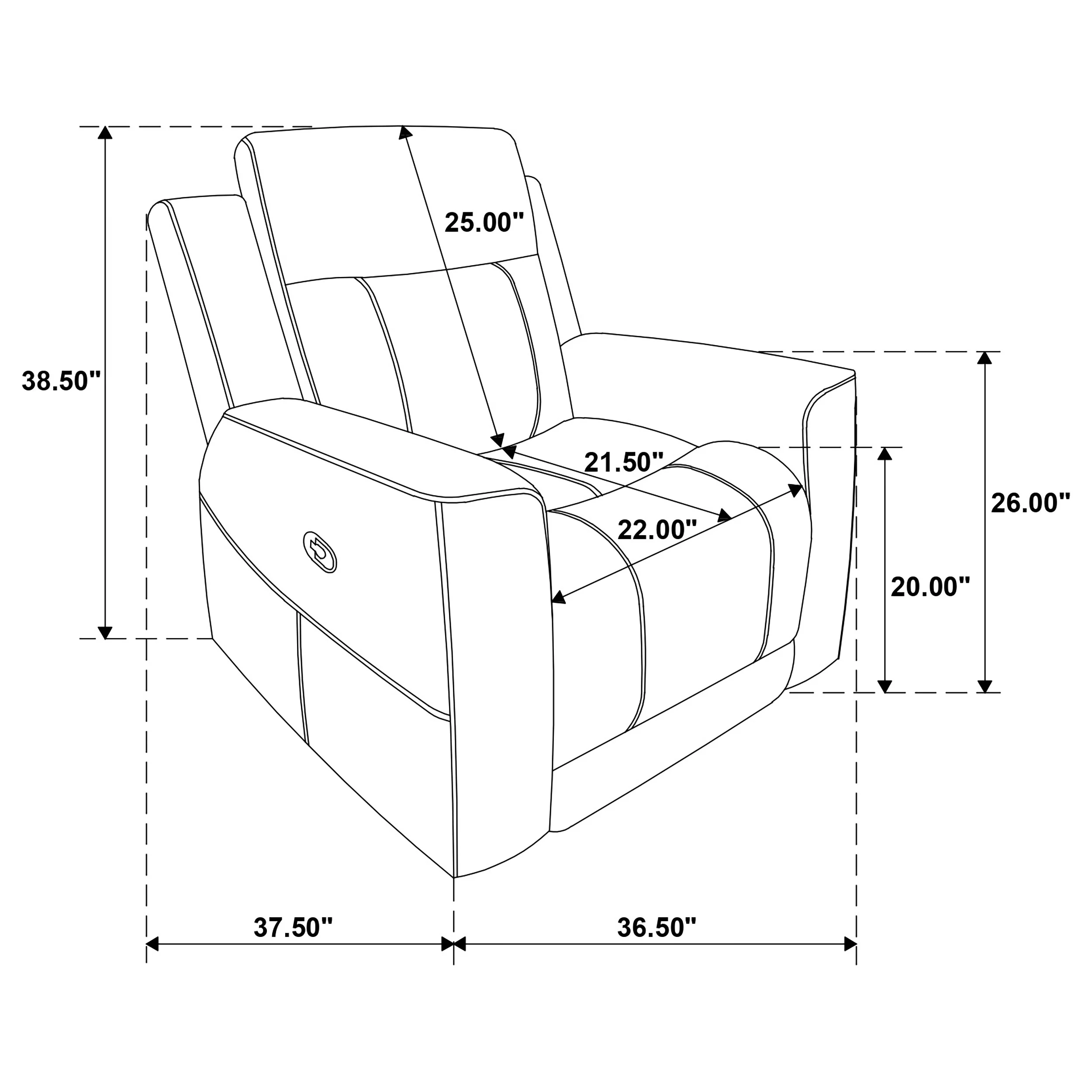 Brentwood Reclining Sofa Set - Image 34