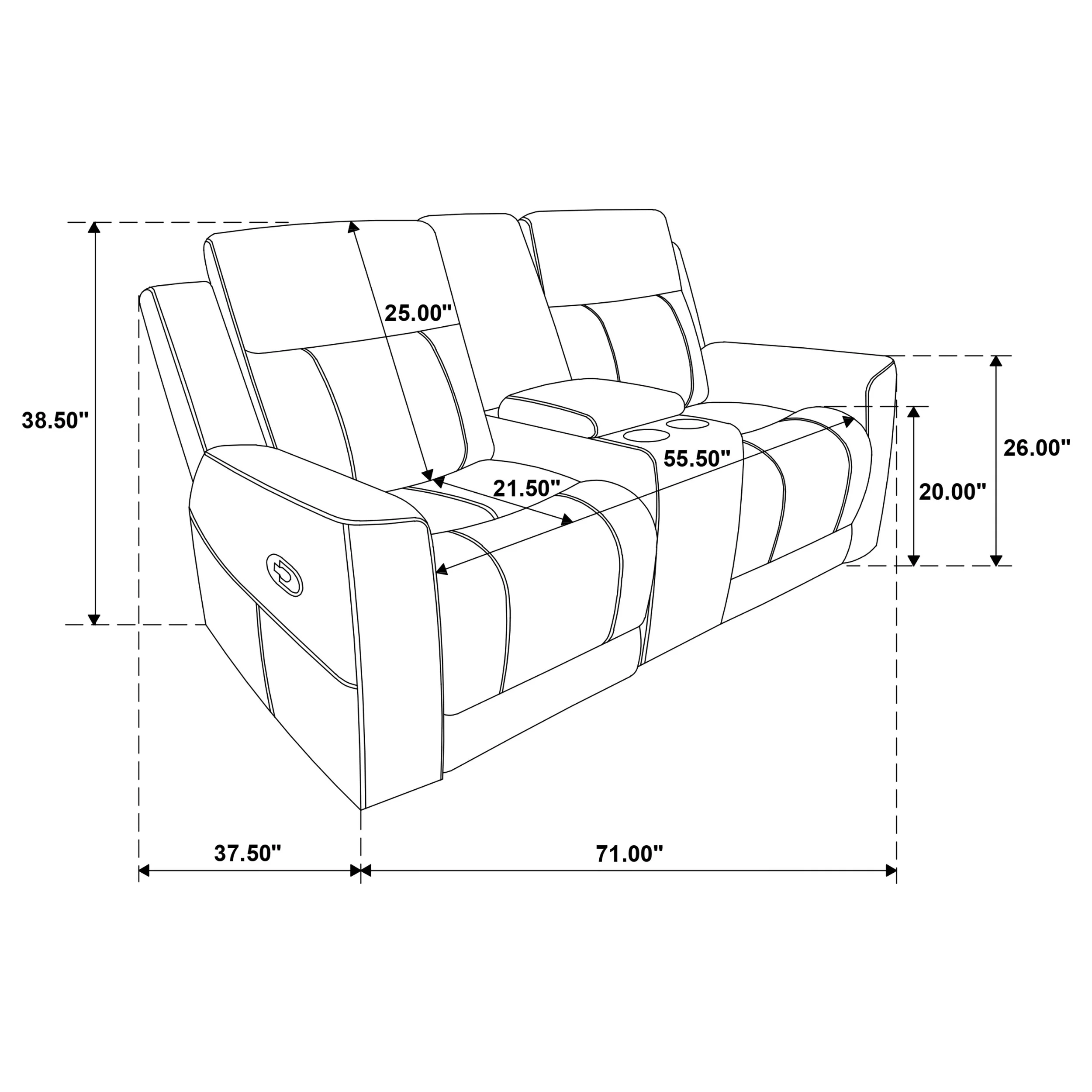 Brentwood Reclining Sofa Set - Image 49