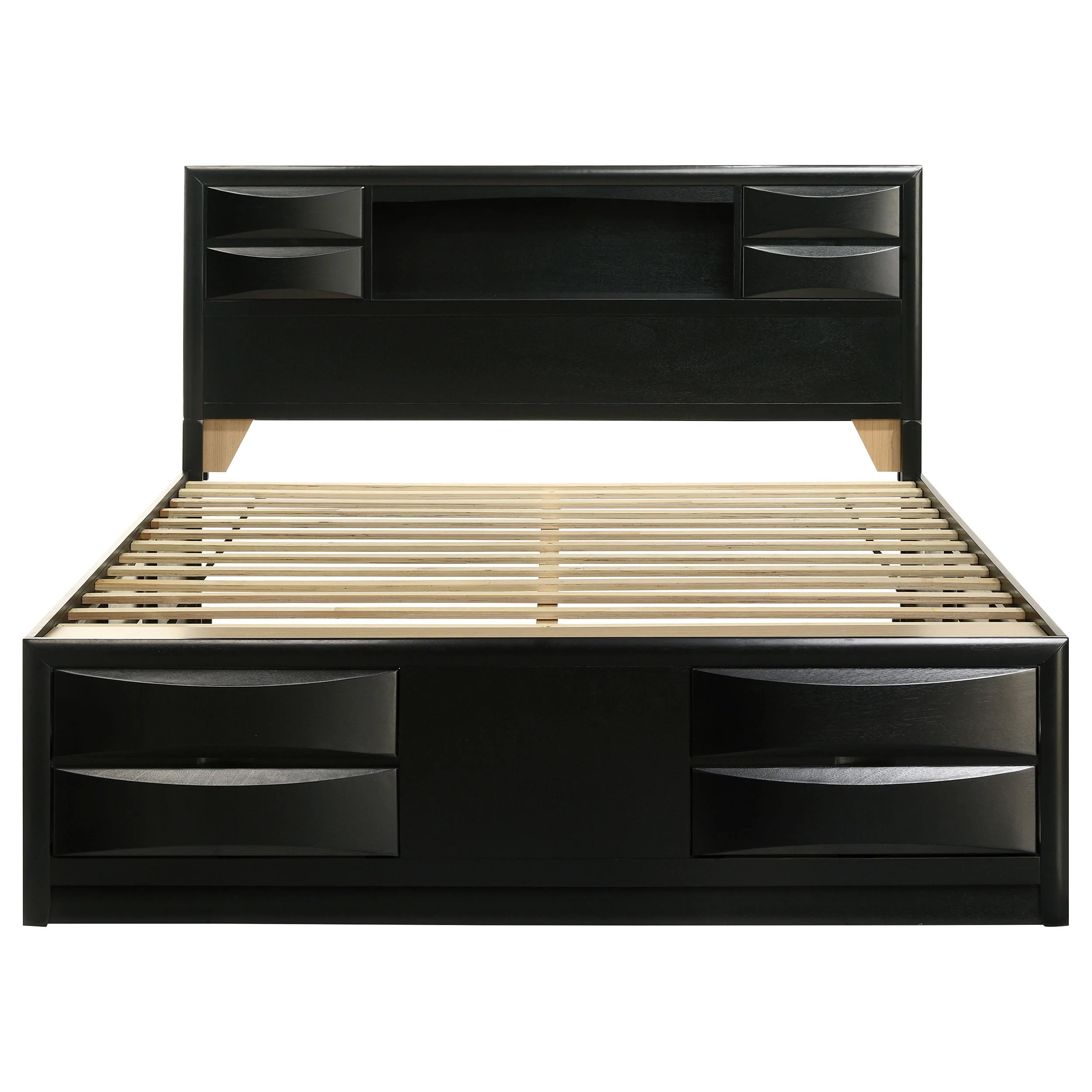 Briana Bookcase Platform Storage Bed - Image 24