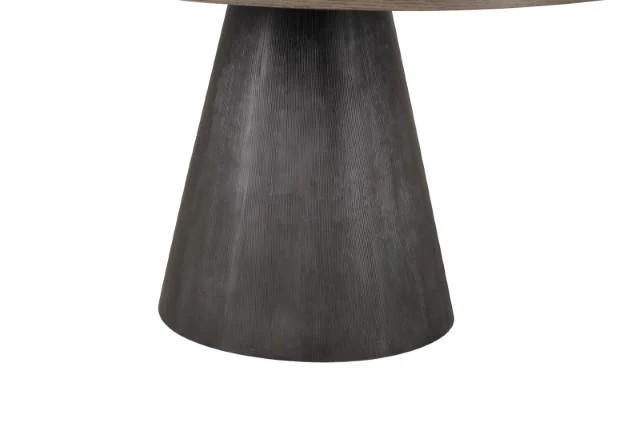 Broager 5 Pc Dining Table Set (Light Gray Swivel Chairs) - Image 6