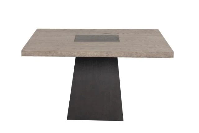 Broager 5 Pc Dining Table Set (White Caster Chairs) Walnut - Image 6